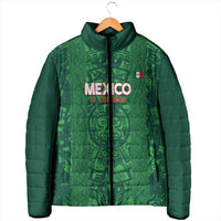 Custom Mexico Football Padded Jacket 2025 El Tri Champions Green Color - Wonder Print Shop