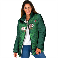 Custom Mexico Football Padded Jacket 2025 El Tri Champions Green Color - Wonder Print Shop