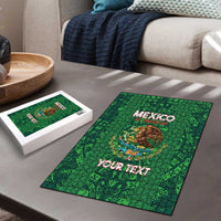 Custom Mexico Football Puzzle 2025 El Tri Champions Green Color - Wonder Print Shop