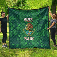 Custom Mexico Football Quilt 2025 El Tri Champions Green Color - Wonder Print Shop