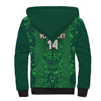 Custom Mexico Football Sherpa Hoodie 2025 El Tri Champions Green Color - Wonder Print Shop