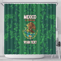 Custom Mexico Football Shower Curtain 2025 El Tri Champions Green Color - Wonder Print Shop
