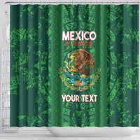 Custom Mexico Football Shower Curtain 2025 El Tri Champions Green Color - Wonder Print Shop