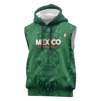 Custom Mexico Football Sleeveless Hoodie 2025 El Tri Champions Green Color - Wonder Print Shop