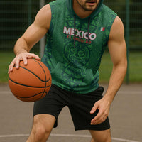 Custom Mexico Football Sleeveless Hoodie 2025 El Tri Champions Green Color - Wonder Print Shop