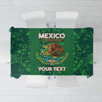 Custom Mexico Football Tablecloth 2025 El Tri Champions Green Color - Wonder Print Shop
