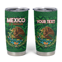 Custom Mexico Football Tumbler Cup 2025 El Tri Champions Green Color - Wonder Print Shop