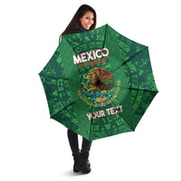 Custom Mexico Football Umbrella 2025 El Tri Champions Green Color - Wonder Print Shop