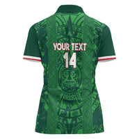 Custom Mexico Football Women Polo Shirt 2025 El Tri Champions Green Color - Wonder Print Shop