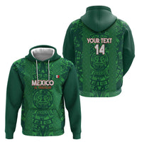 Custom Mexico Football Zip Hoodie 2025 El Tri Champions Green Color - Wonder Print Shop