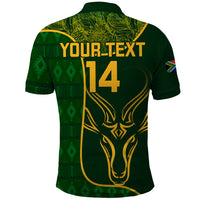 Custom South Africa Rugby Polo Shirt 2023 Go Champions Springboks With Protea - Wonder Print Shop