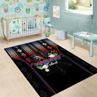 Mabuhay Philippines Festival Area Rug Filipino Map Sampaguita Igorot Pattern