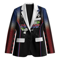 Mabuhay Philippines Festival Blazer Filipino Map Sampaguita Igorot Pattern