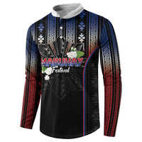 Mabuhay Philippines Festival Button Sweatshirt Filipino Map Sampaguita Igorot Pattern