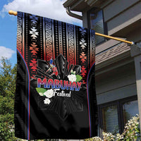 Mabuhay Philippines Festival Garden Flag Filipino Map Sampaguita Igorot Pattern