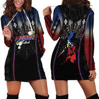 Mabuhay Philippines Festival Hoodie Dress Filipino Map Sampaguita Igorot Pattern