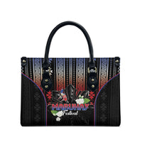 Mabuhay Philippines Festival Leather Bag Filipino Map Sampaguita Igorot Pattern