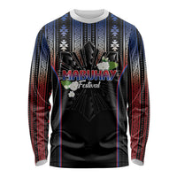 Mabuhay Philippines Festival Long Sleeve Shirt Filipino Map Sampaguita Igorot Pattern