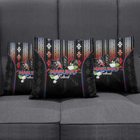 Mabuhay Philippines Festival Pillow Cover Filipino Map Sampaguita Igorot Pattern