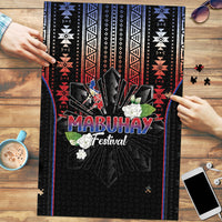 Mabuhay Philippines Festival Puzzle Filipino Map Sampaguita Igorot Pattern