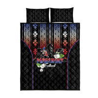 Mabuhay Philippines Festival Quilt Bed Set Filipino Map Sampaguita Igorot Pattern