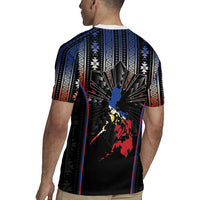 Mabuhay Philippines Festival Rugby Jersey Filipino Map Sampaguita Igorot Pattern