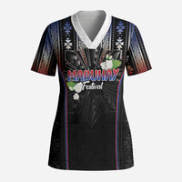 Mabuhay Philippines Festival Scrub Top Filipino Map Sampaguita Igorot Pattern