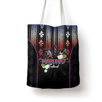 Mabuhay Philippines Festival Tote Bag Filipino Map Sampaguita Igorot Pattern