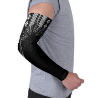Mabuhay Philippines Festival Arm Sleeves Filipino Map Black White Igorot Pattern
