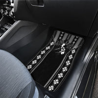 Mabuhay Philippines Festival Car Mats Filipino Map Black White Igorot Pattern