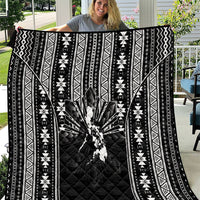Mabuhay Philippines Festival Quilt Filipino Map Black White Igorot Pattern
