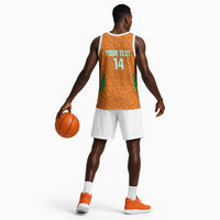 Ivory Coast Football Custom Basketball Jersey Les Elephants Dames Skin Style