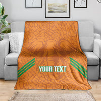 Ivory Coast Football Custom Blanket Les Elephants Dames Skin Style