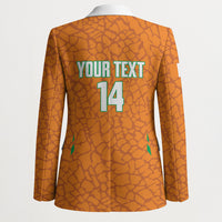Ivory Coast Football Custom Blazer Les Elephants Dames Skin Style