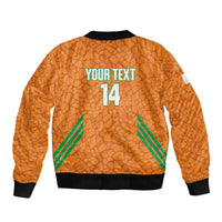 Ivory Coast Football Custom Bomber Jacket Les Elephants Dames Skin Style