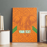 Ivory Coast Football Custom Canvas Wall Art Les Elephants Dames Skin Style