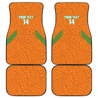 Ivory Coast Football Custom Car Mats Les Elephants Dames Skin Style