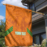 Ivory Coast Football Custom Garden Flag Les Elephants Dames Skin Style