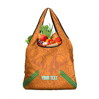 Ivory Coast Football Custom Grocery Bag Les Elephants Dames Skin Style