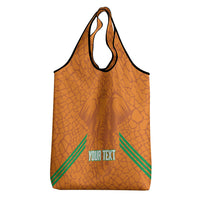 Ivory Coast Football Custom Grocery Bag Les Elephants Dames Skin Style