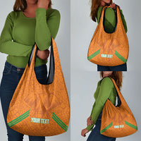 Ivory Coast Football Custom Grocery Bag Les Elephants Dames Skin Style
