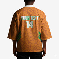 Ivory Coast Football Custom Kimono Les Elephants Dames Skin Style