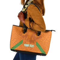 Ivory Coast Football Custom Leather Tote Bag Les Elephants Dames Skin Style