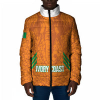Ivory Coast Football Custom Padded Jacket Les Elephants Dames Skin Style