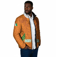 Ivory Coast Football Custom Padded Jacket Les Elephants Dames Skin Style