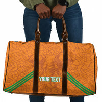 Ivory Coast Football Custom Travel Bag Les Elephants Dames Skin Style