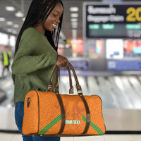 Ivory Coast Football Custom Travel Bag Les Elephants Dames Skin Style