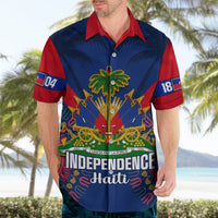 Personalised Haiti Independence Day Hawaiian Shirt Ayiti 220th Anniversary With Dashiki Pattern - Wonder Print Shop