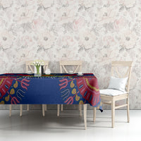 Personalised Haiti Independence Day Tablecloth Ayiti 220th Anniversary With Dashiki Pattern - Wonder Print Shop