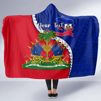 personalised-haiti-independence-day-hooded-blanket-ayiti-national-emblem-with-polynesian-pattern
